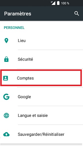 Supprimer un compte e-mail